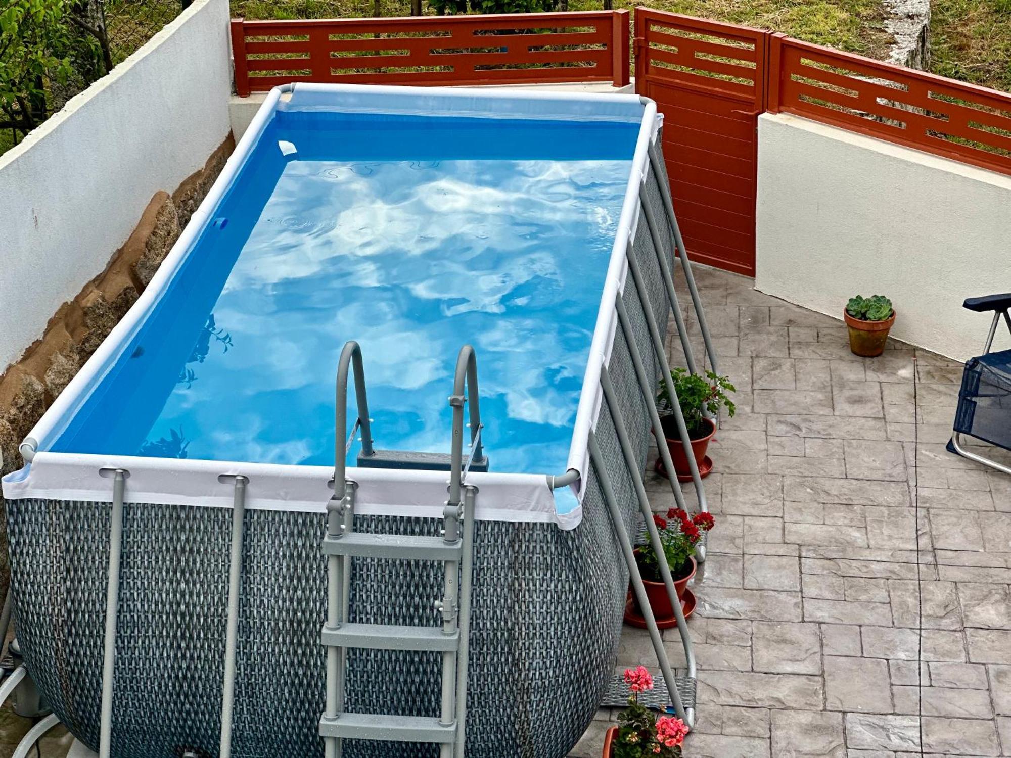 Casa La Oveja Negra, Con Piscina Padrenda Exterior foto